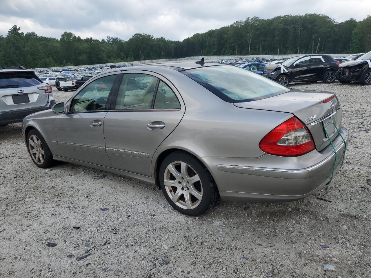 2008 Mercedes-Benz E 350 4Matic beige sedan gas WDBUF87X38B257315 photo #3