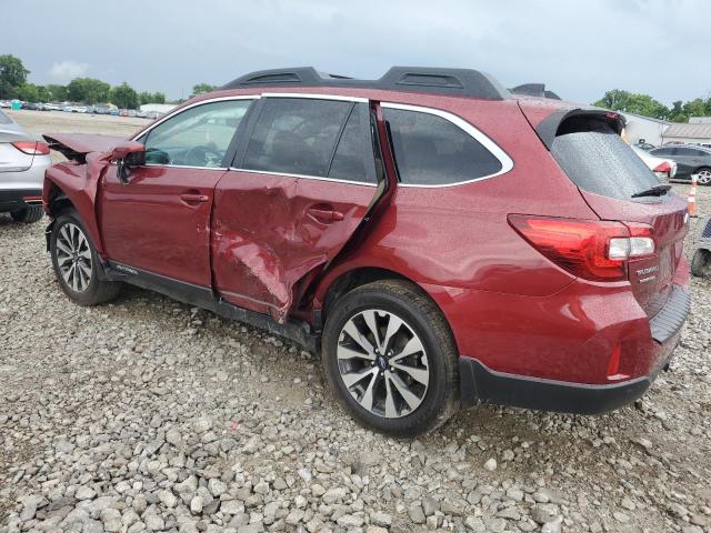  SUBARU OUTBACK 2017 Czerwony