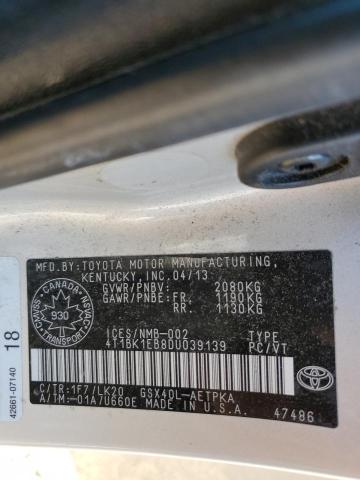 2013 TOYOTA AVALON BASE  