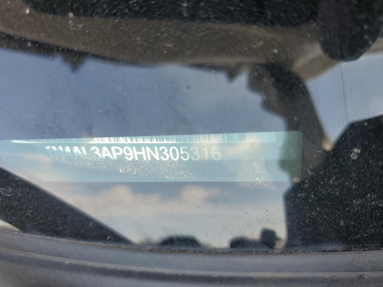 2017 Nissan Altima 2.5 VIN: 1N4AL3AP9HN305316 Lot: 63458745