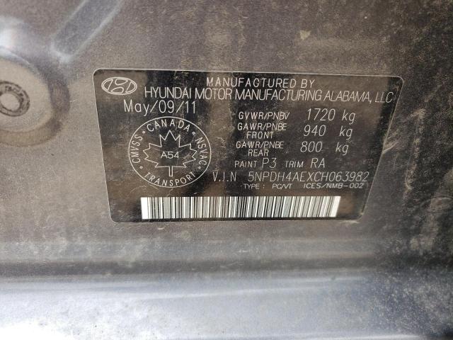 2012 HYUNDAI ELANTRA GLS  