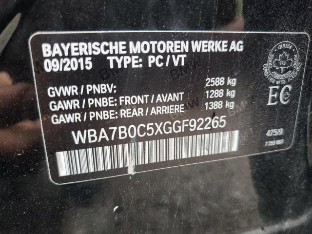 2016 BMW 750 XI  