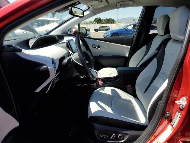 Hatchbacks TOYOTA PRIUS 2017 Czerwony