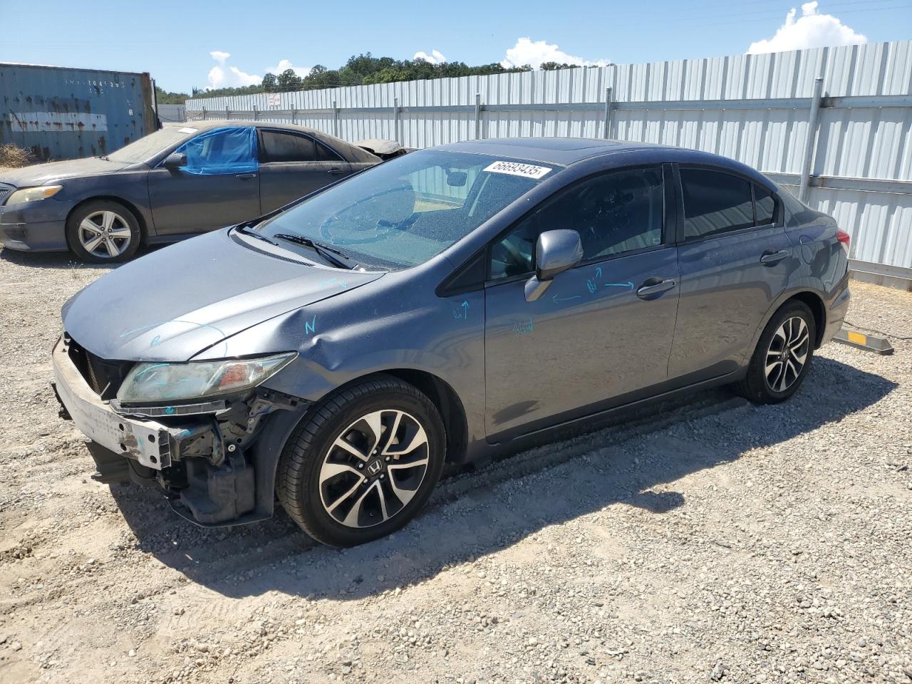 2013 Honda Civic Ex grey null gas 19XFB2F84DE250349 photo #1