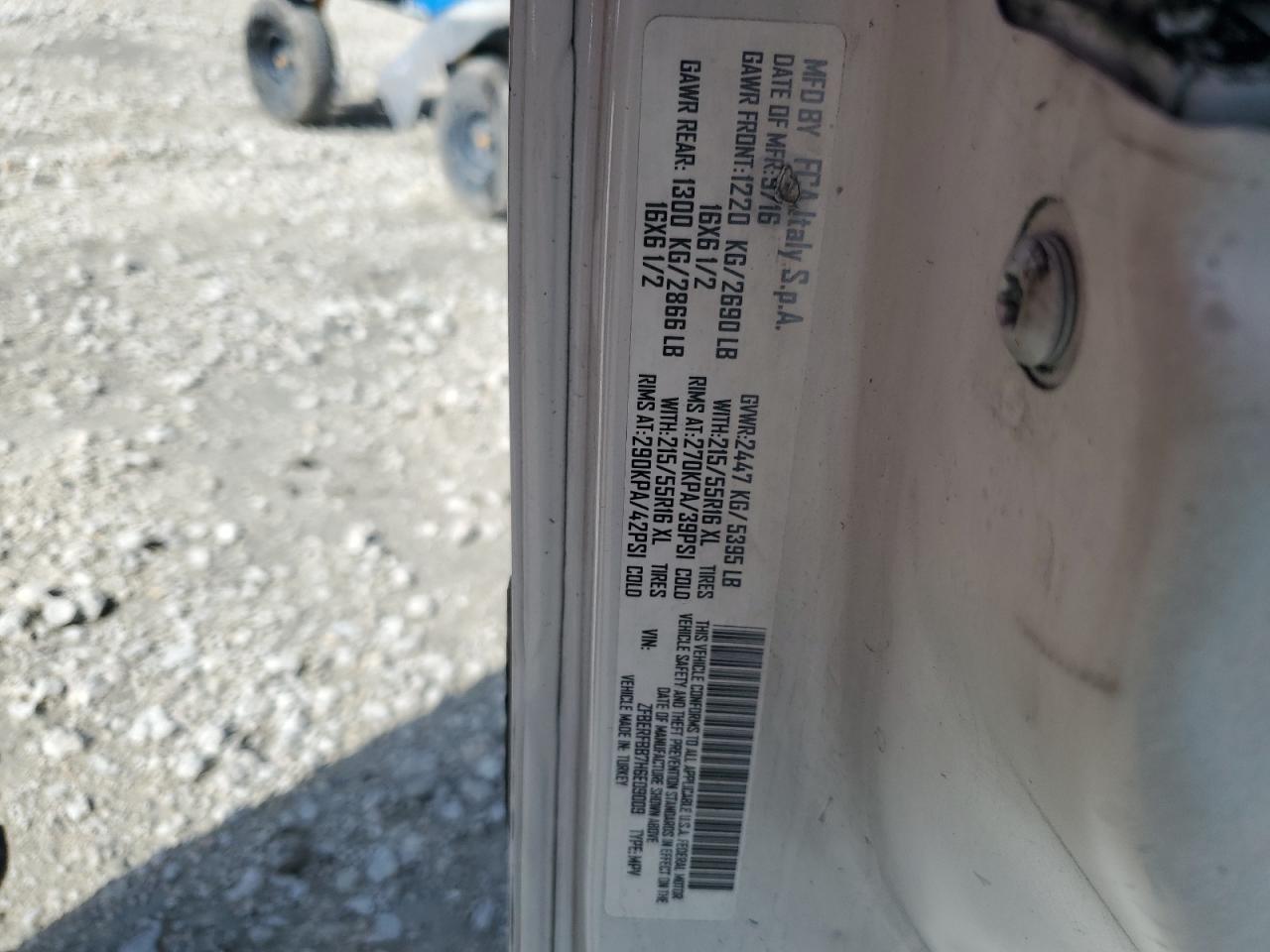 ZFBERFBB7H6E09009 2017 Ram Promaster City Slt