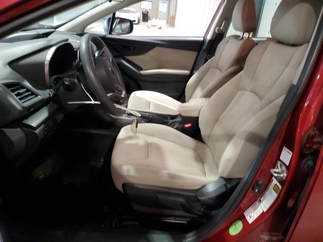  SUBARU IMPREZA 2017 Red