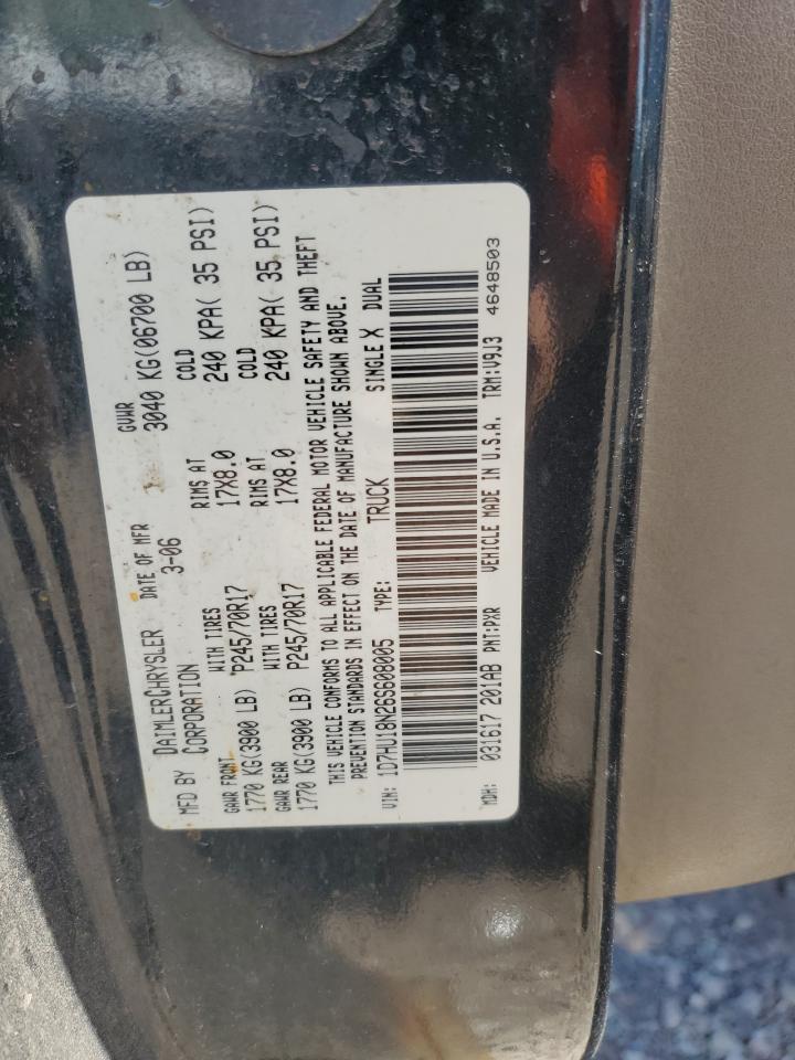 2006 Dodge Ram 1500 St VIN: 1D7HA18N06S695993 Lot: 65792025