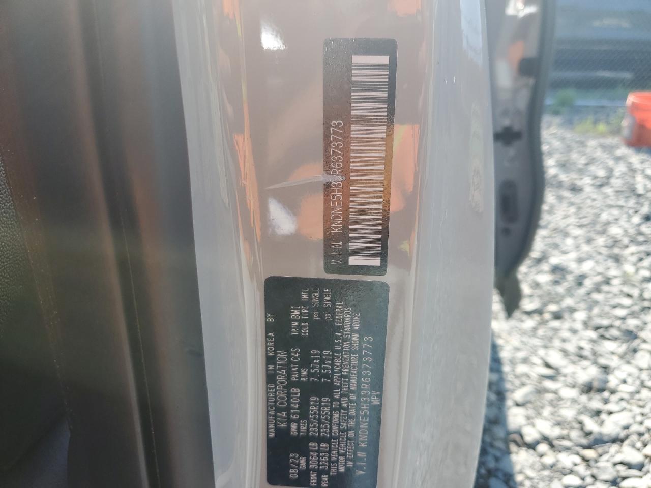 2024 Kia Carnival Sx VIN: KNDNE5H33R6373773 Lot: 63478265
