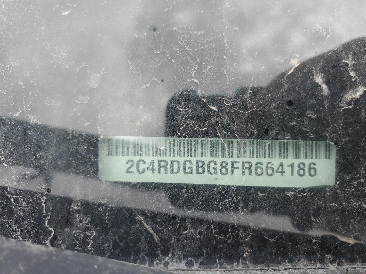 2015 Dodge Grand Caravan Se VIN: 2C4RDGBG8FR664186 Lot: 64982745