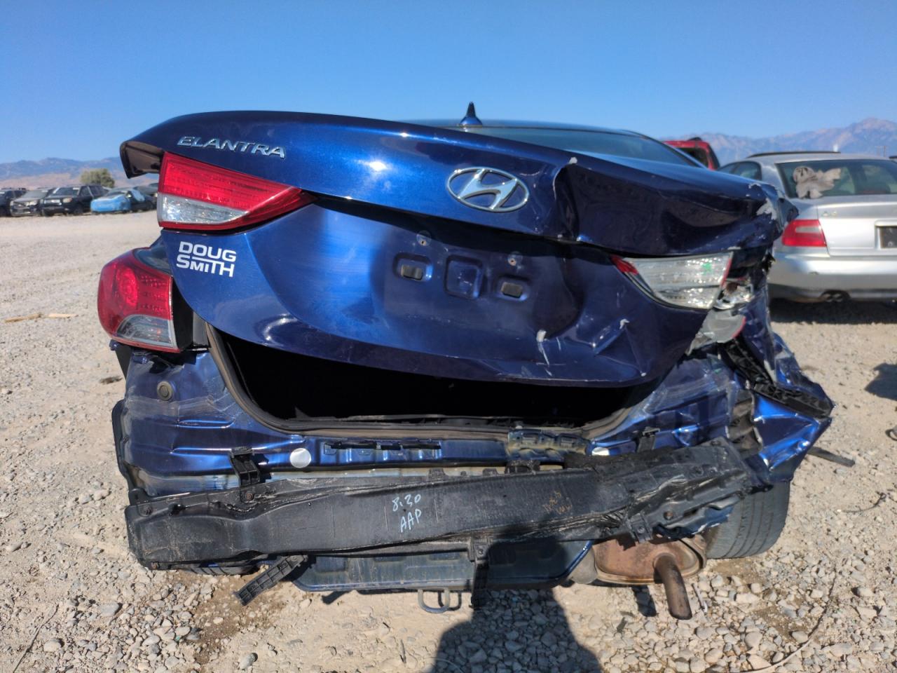 2012 Hyundai Elantra Gls VIN: 5NPDH4AE7CH103693 Lot: 64761975