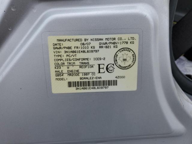 2008 NISSAN SENTRA 2.0  
