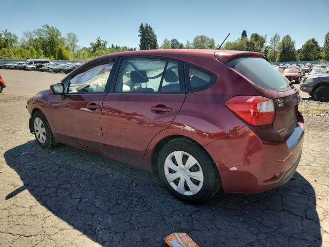  SUBARU IMPREZA 2015 Czerwony