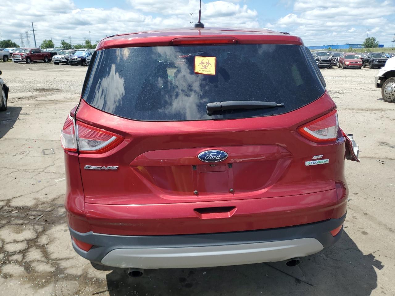 2015 Ford Escape Se VIN: 1FMCU0GX3FUB59631 Lot: 65528695