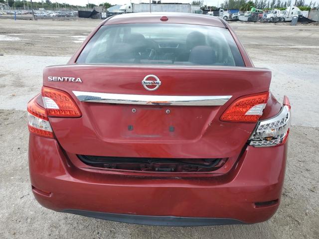  NISSAN SENTRA 2015 Burgundy