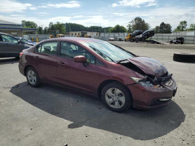  HONDA CIVIC 2014 Бургунді