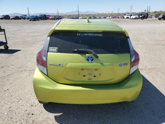 Hatchbacks TOYOTA PRIUS 2016 Zielony