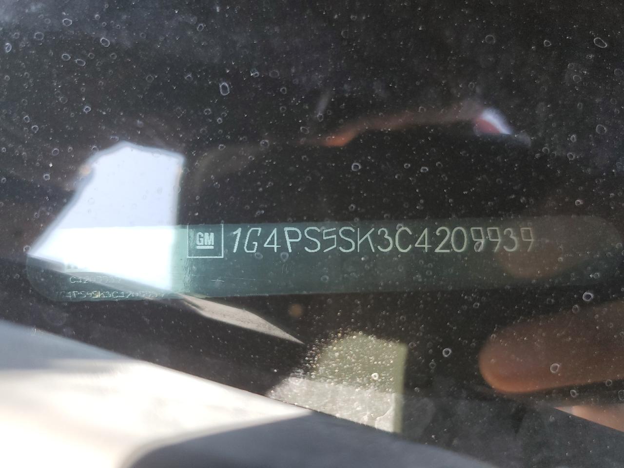 2012 Buick Verano VIN: 1G4PS5SK3C4209939 Lot: 64592615