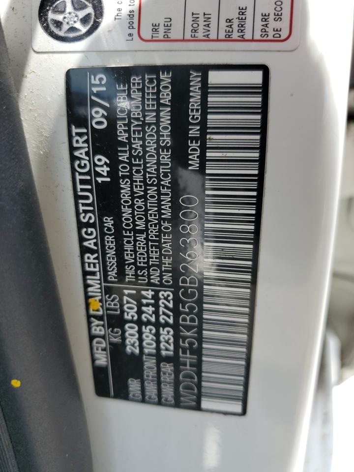 2016 Mercedes-Benz E 350 VIN: WDDHF5KB5GB263800 Lot: 64380815