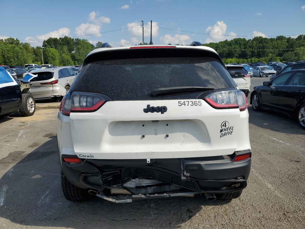 2022 Jeep Cherokee Latitude VIN: 1C4PJMCX6ND547365 Lot: 66407885