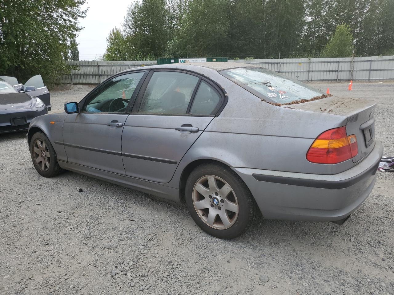2004 BMW 325 Xi grey null gas WBAEU33474PR13004 photo #3