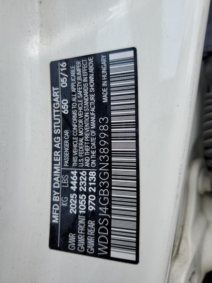 wddsj4gb3gn389983 WDDSJ4GB3GN389983 2016 Mercedes-Benz Cla 250 4Matic