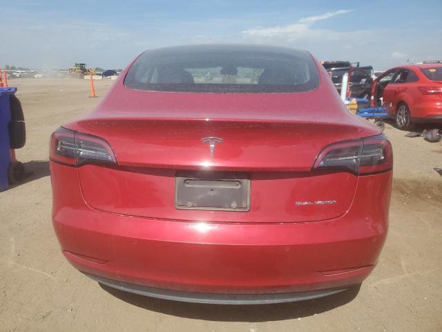  TESLA MODEL 3 2022 Czerwony