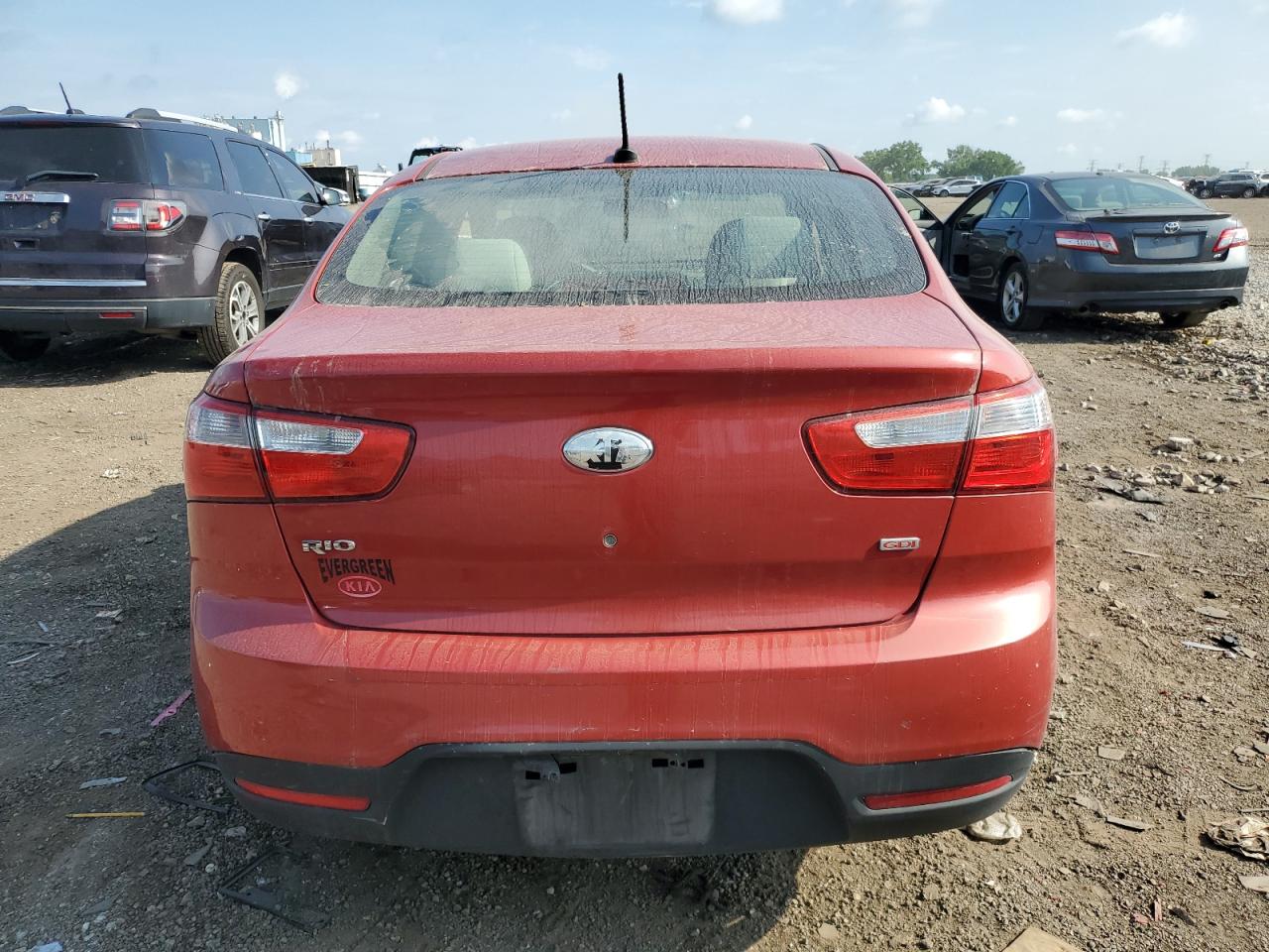 2013 Kia Rio Lx VIN: KNADM4A35D6307878 Lot: 64505255