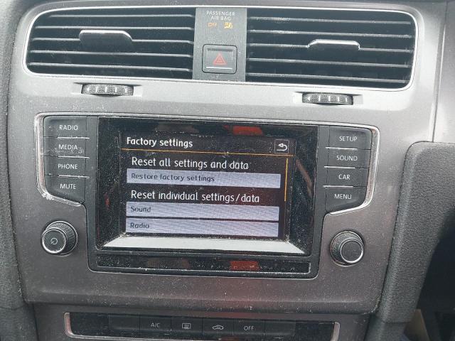 2014 VOLKSWAGEN GOLF S BLU