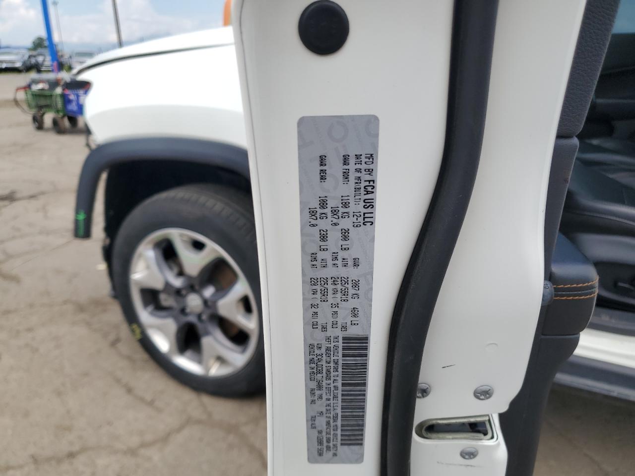 2020 Jeep Compass Limited VIN: 3C4NJDCB8LT164000 Lot: 65027965