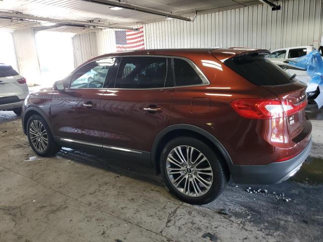  LINCOLN MKX 2016 Czerwony