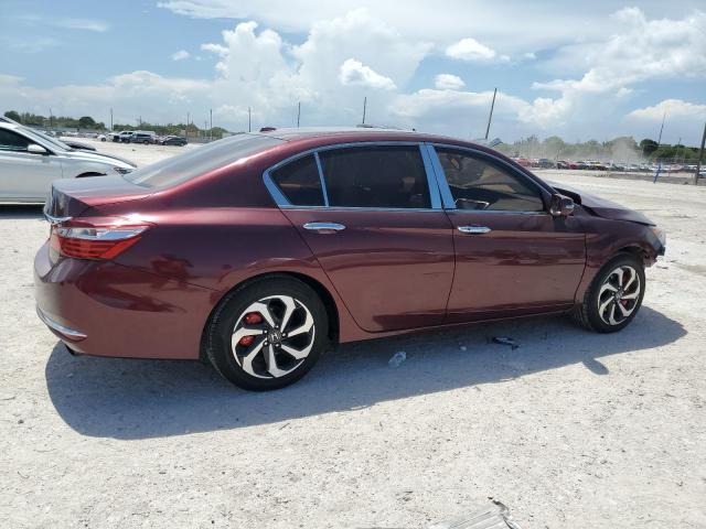  HONDA ACCORD 2017 Czerwony
