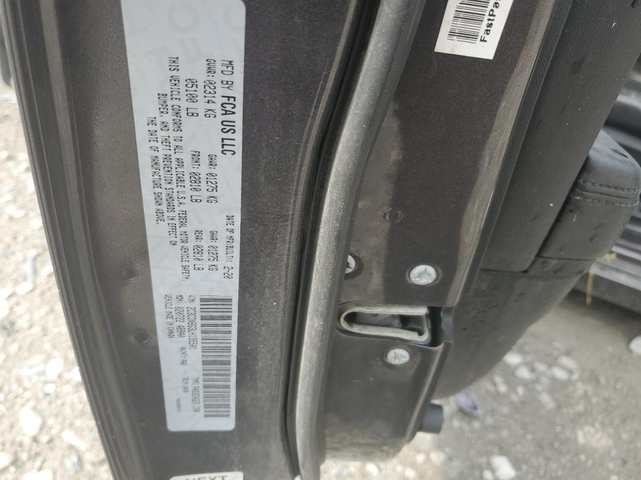 2020 Dodge Charger Sxt VIN: 2C3CDXBG3LH135501 Lot: 64924065