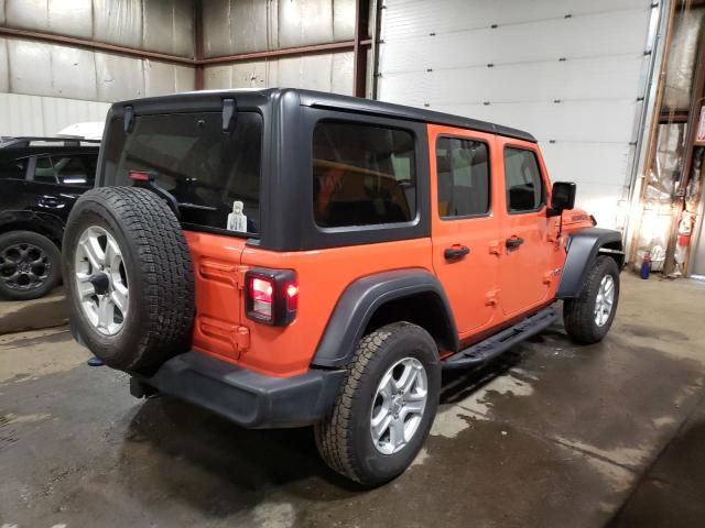  JEEP WRANGLER 2018 Оранжевый
