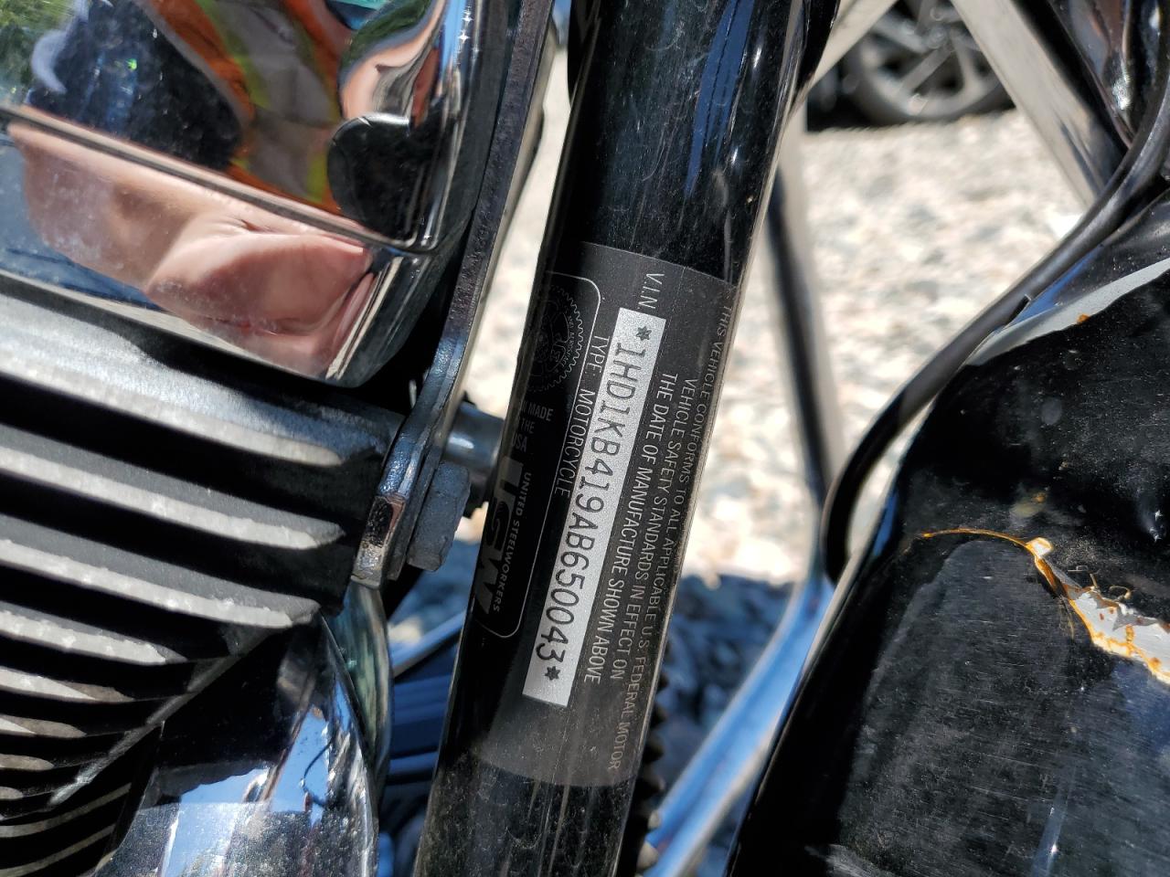 2010 Harley-Davidson Flhx VIN: 1HD1KB419AB650043 Lot: 65022355