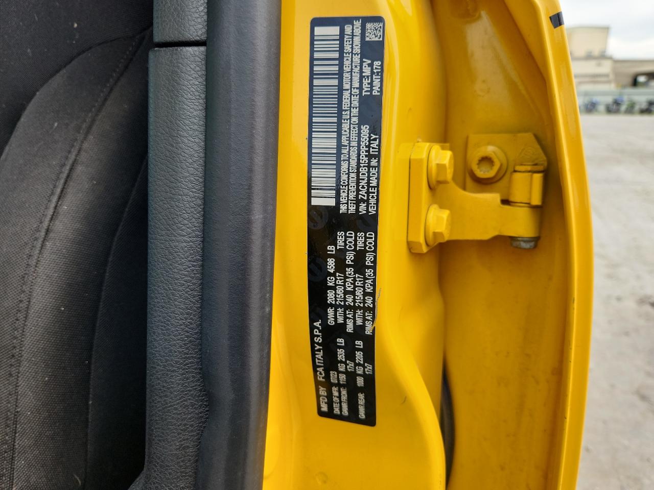 2023 Jeep Renegade Latitude VIN: ZACNJDB15PPP55095 Lot: 63148665