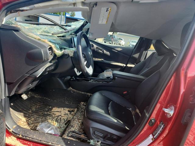  TOYOTA PRIUS 2019 Czerwony