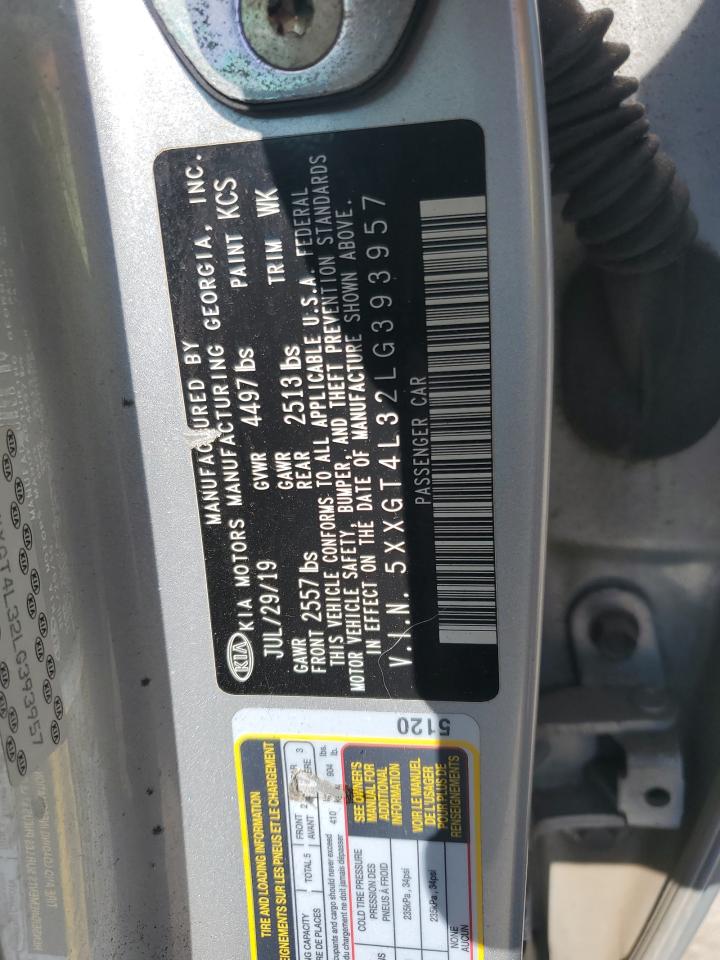 2020 Kia Optima Lx VIN: 5XXGT4L32LG393957 Lot: 64498765