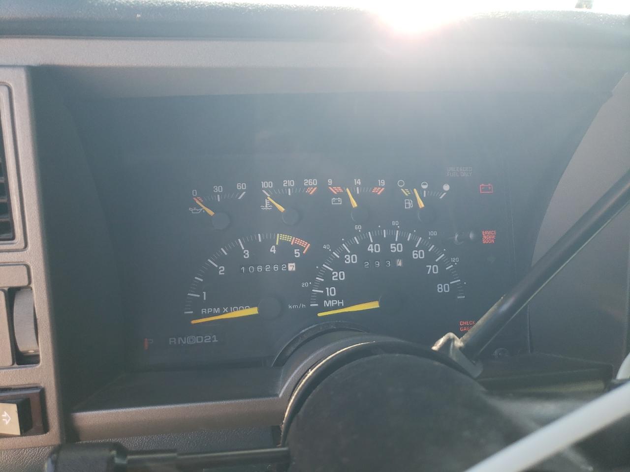 1993 GMC Sierra K3500 VIN: 1GTHK33N0PJ727701 Lot: 62601785