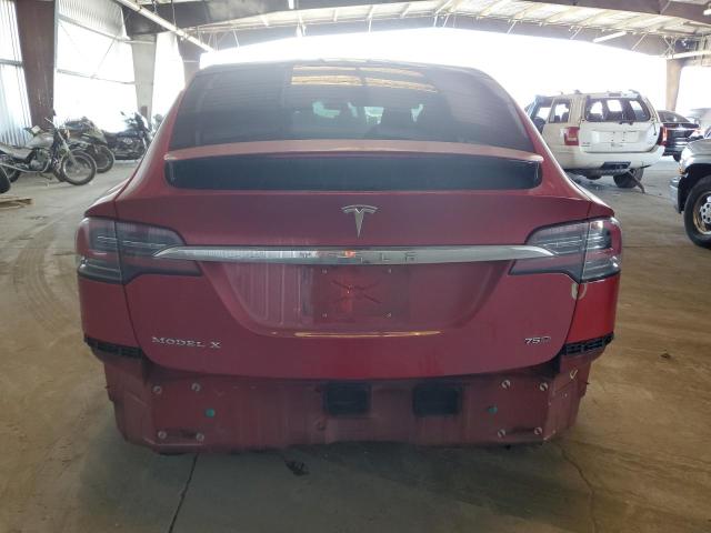  TESLA MODEL X 2017 Red