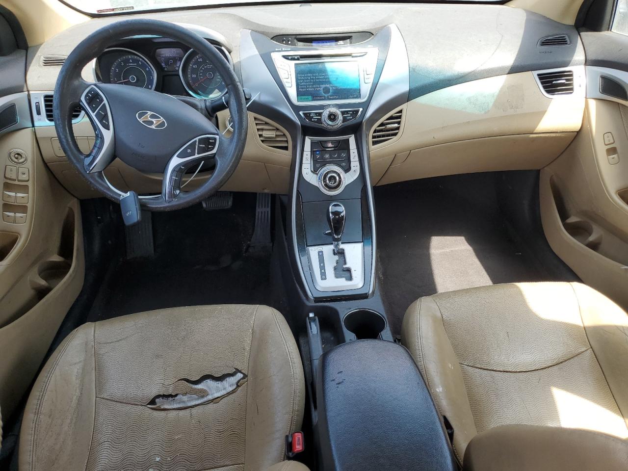2012 Hyundai Elantra Gls VIN: KMHDH4AE6CU186955 Lot: 65208775