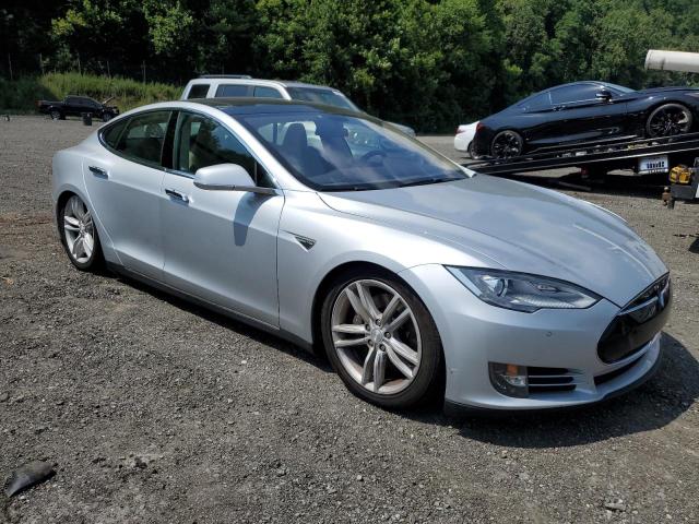 Hatchbacks TESLA MODEL S 2014 Srebrny