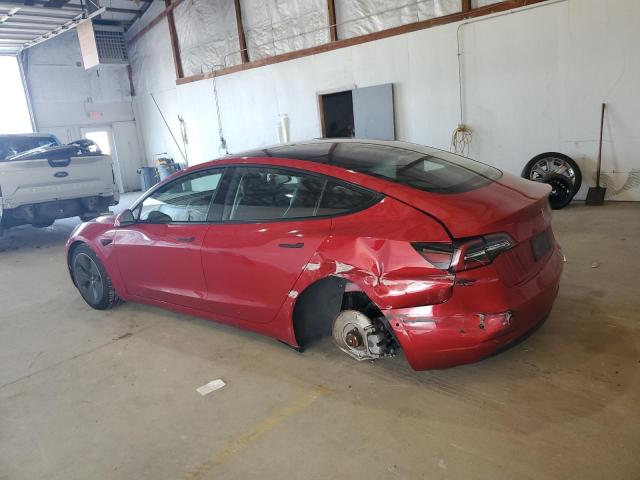  TESLA MODEL 3 2021 Czerwony