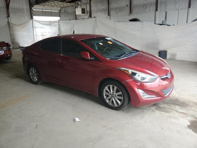 Sedans HYUNDAI ELANTRA 2015 Czerwony
