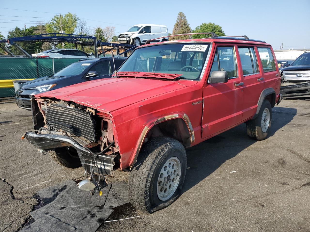 1991 Jeep Cherokee Sport VIN: 1J4FN78S3ML507287 Lot: 66445805