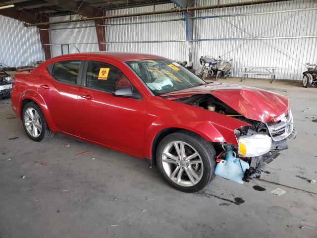  DODGE AVENGER 2012 Czerwony