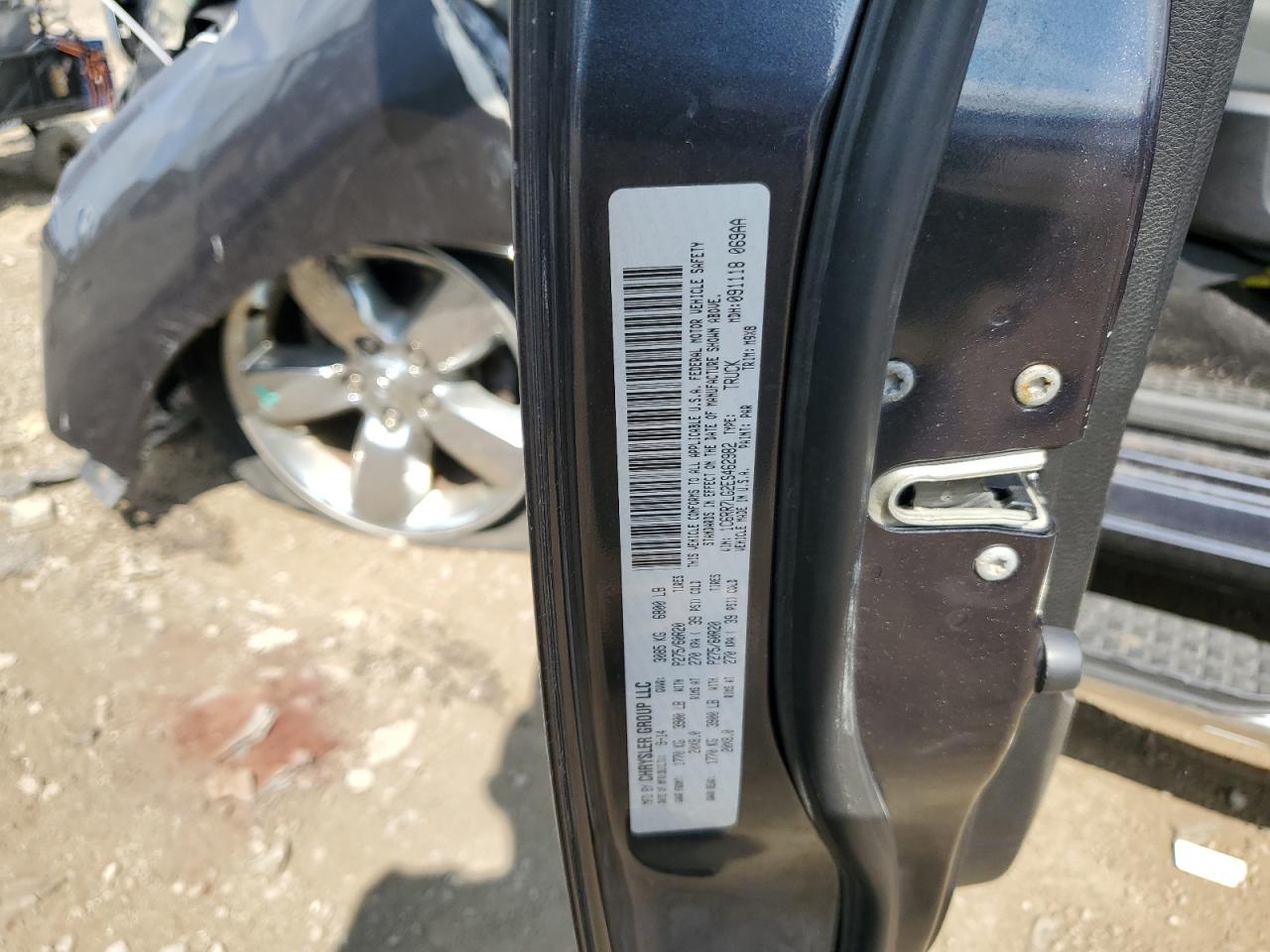 2014 Ram 1500 Slt VIN: 1C6RR7LG2ES462982 Lot: 65095825