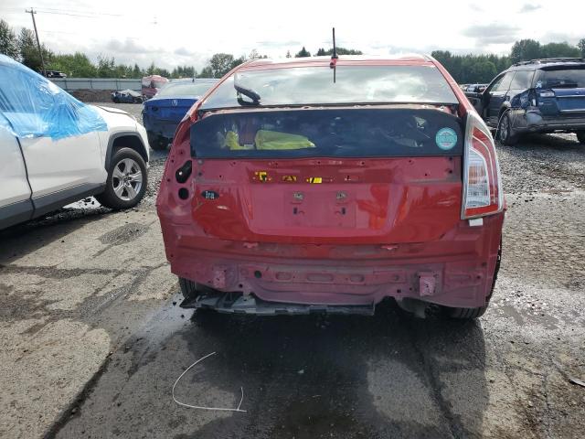  TOYOTA PRIUS 2015 Red