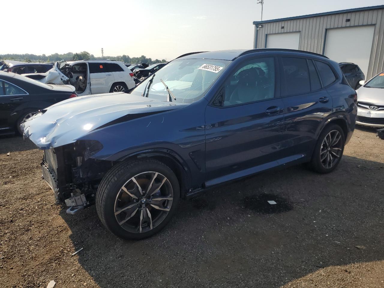 2024 BMW X3 M40I blue null gas 5UX83DP03R9W87408 photo #1