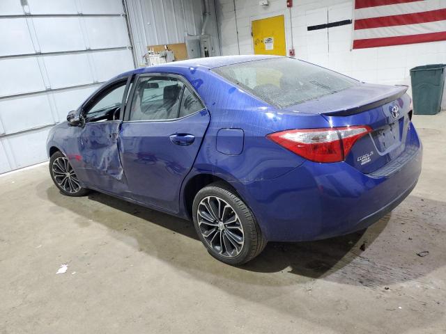 Седаны TOYOTA COROLLA 2016 Синий