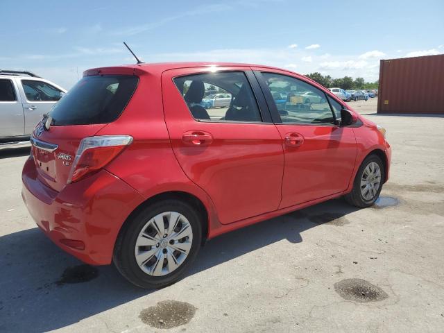  TOYOTA YARIS 2014 Czerwony